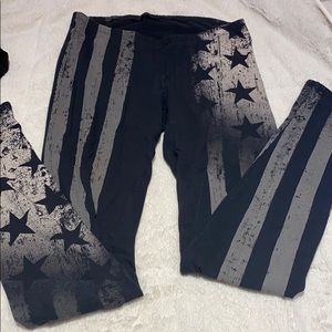 Star/striped leggings